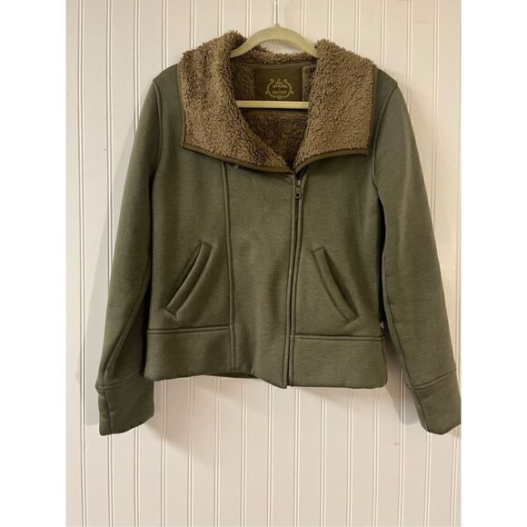 PrAna jacket zip front fleece lining size Large - Picture 2 of 6